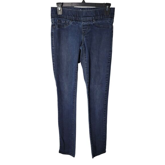 Denizen Womens Size 2 Blue Solid Pull On Skinny Jeans - Picture 1 of 11